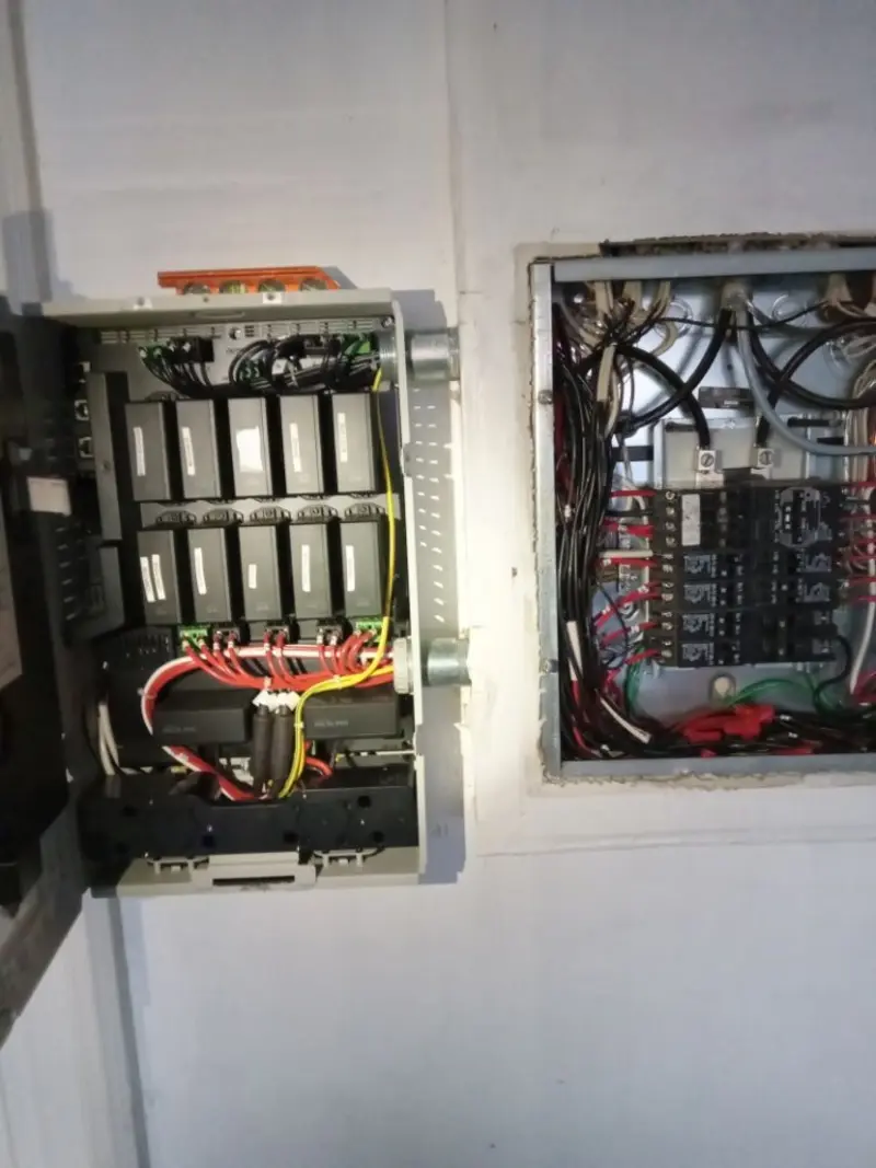 Electrical panel upgrade completed for Security Camera Wiring in Alturas